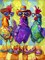 Chicken Diamond Art Kits for Adults-DIY 5D Chickens Diamond Painting Kits for Adults Beginners, Full Drill Paint by Diamonds Art Painting Crafts for Home Wall Art Decor 12x16in